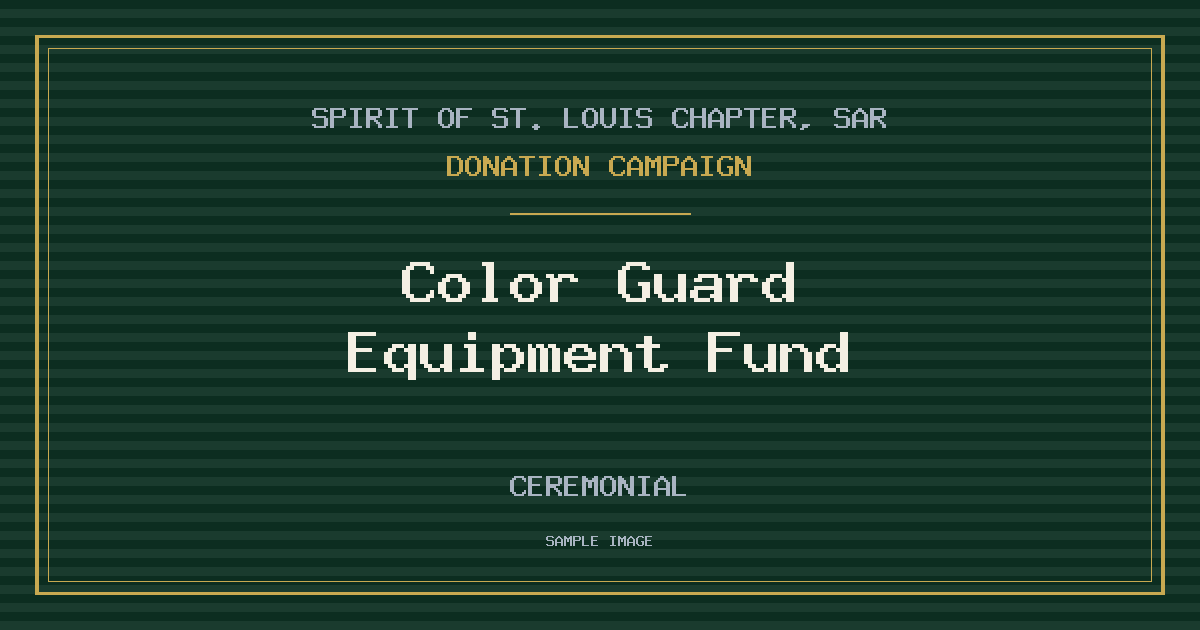 Color Guard Equipment Fund