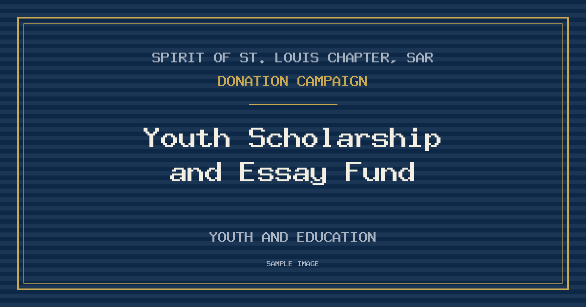 Youth Scholarship and Essay Fund